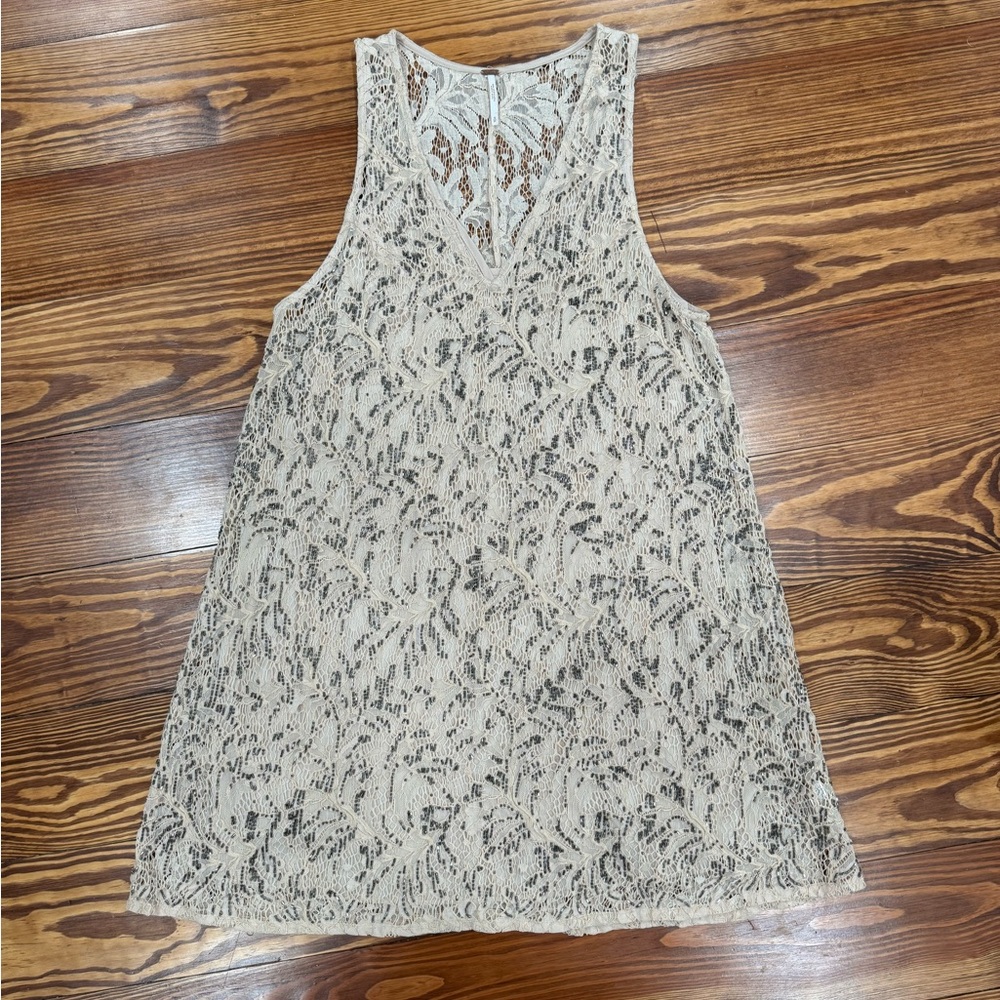 Free people lace beaded dress